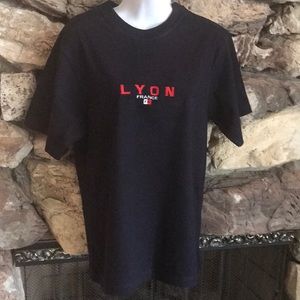 🇫🇷 NWT! Lyon, France T-Shirt Navy Blue